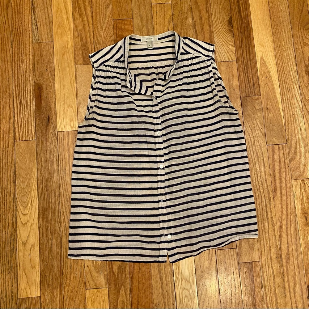 J. Crew Striped Sleeveless Women's Top